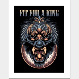 FIT FOR A KING BAND Posters and Art